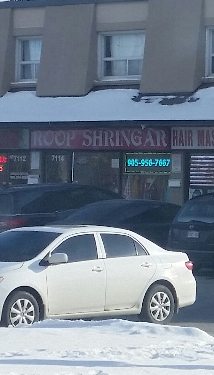 Roop Shringar | 7114 Airport Rd, Mississauga, ON L4T 2G8, Canada | Phone: (289) 552-2146