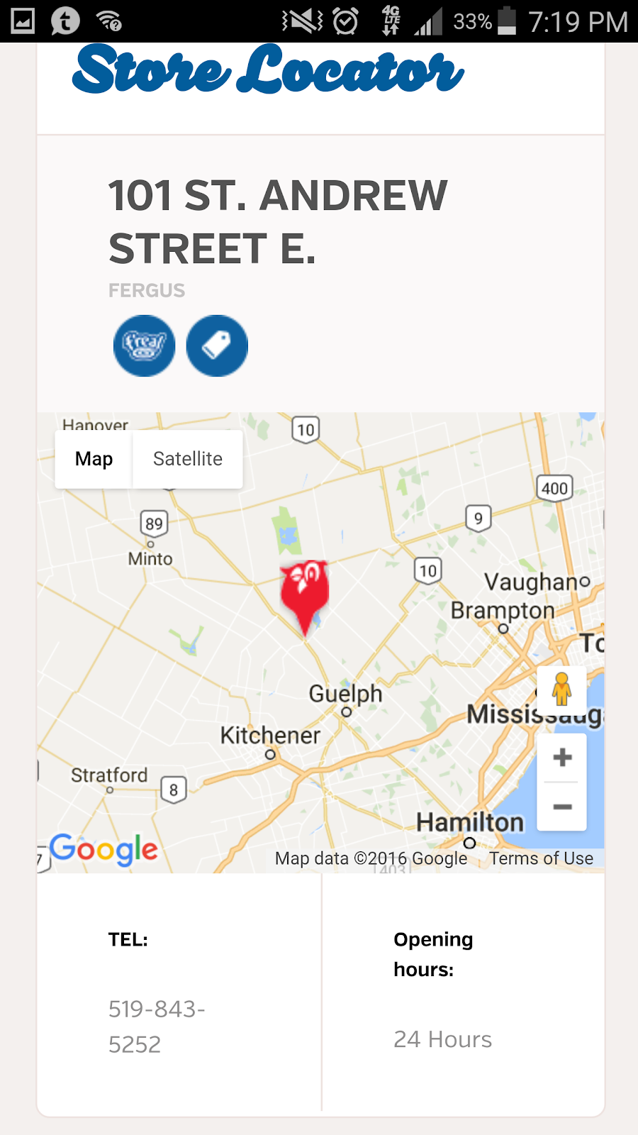 Circle K | 101 St Andrew St E, Fergus, ON N1M 1P9, Canada | Phone: (519) 843-5252