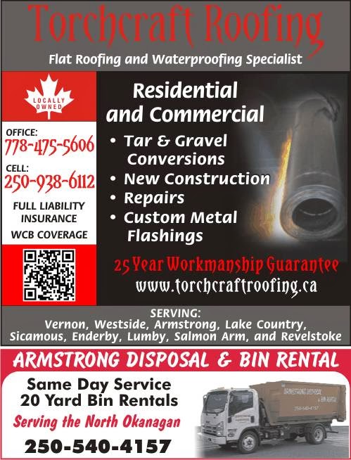 torchcraft Roofing | 3512 27 Ave, Vernon, BC V1T 1S5, Canada | Phone: (778) 475-5606
