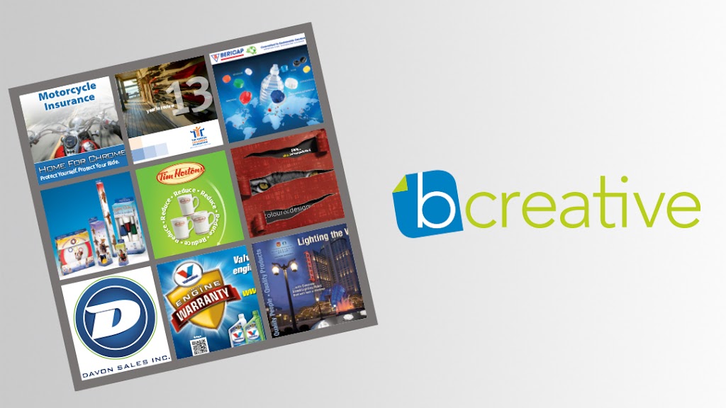 Bcreative | 945 Sheldon Ct, Burlington, ON L7L 5K6, Canada | Phone: (905) 681-8829