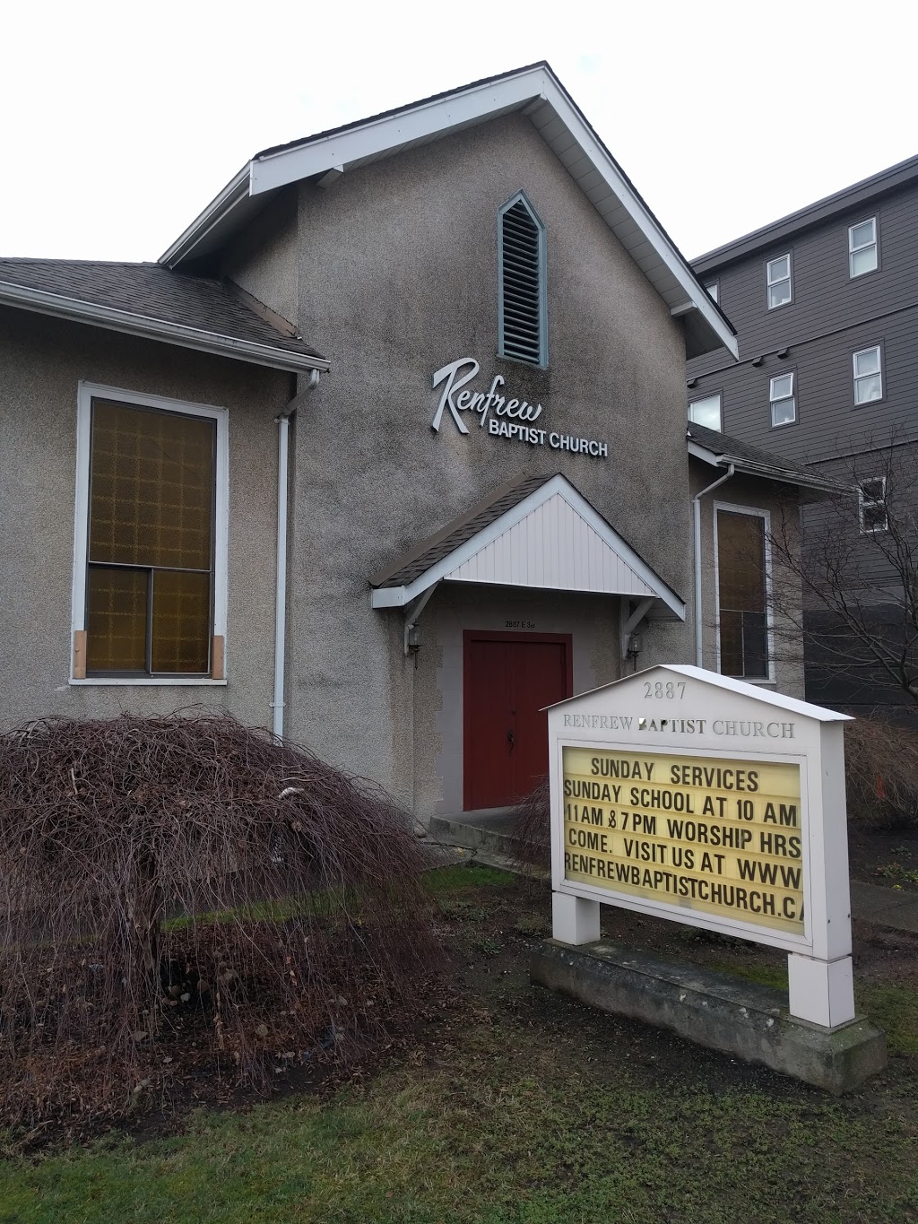 Renfrew Baptist Church | 1899 Renfrew St, Vancouver, BC V5M 3J1, Canada | Phone: (604) 255-6011