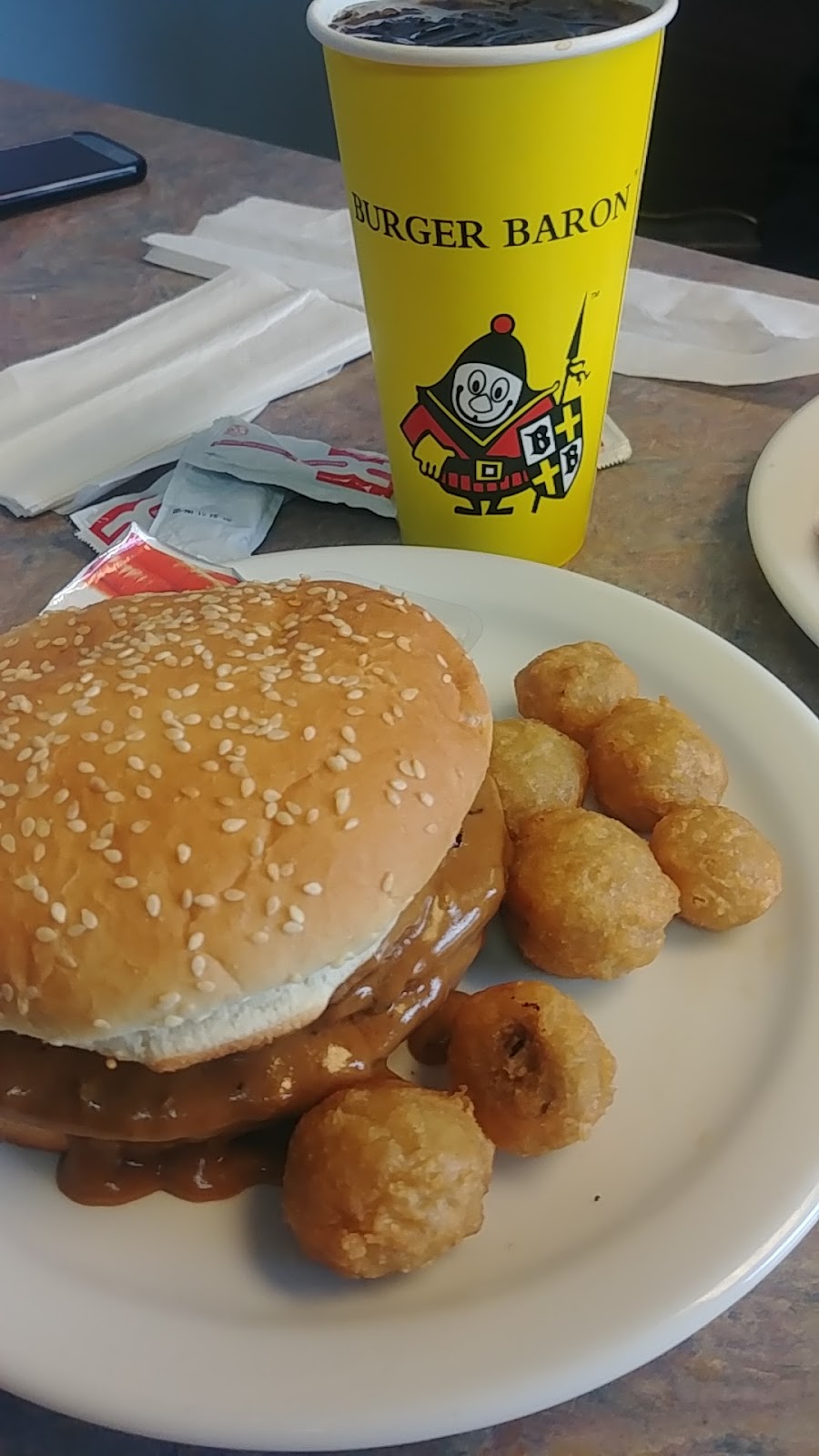 Burger Baron | 4925 46 St, Lacombe, AB T4L 2B2, Canada | Phone: (403) 782-4193