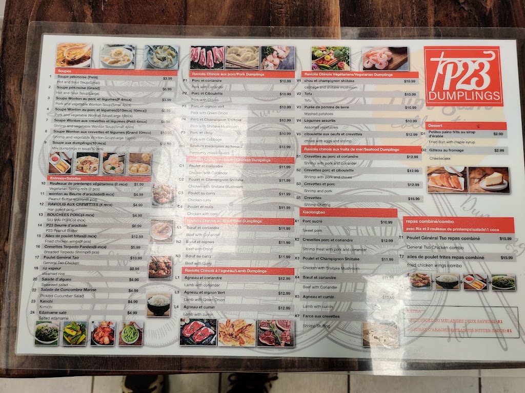 P23 Dumplings-The Point | 2543 Rue Centre, Montréal, QC H3K 1J9, Canada | Phone: (514) 973-2543