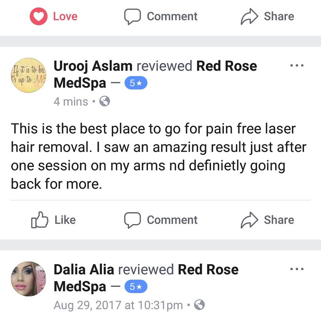 Red Rose Medspa | inside Salon poise, 830 Rowntree Dairy Rd unit 16, Woodbridge, ON L4L 5V2, Canada | Phone: (647) 822-5106