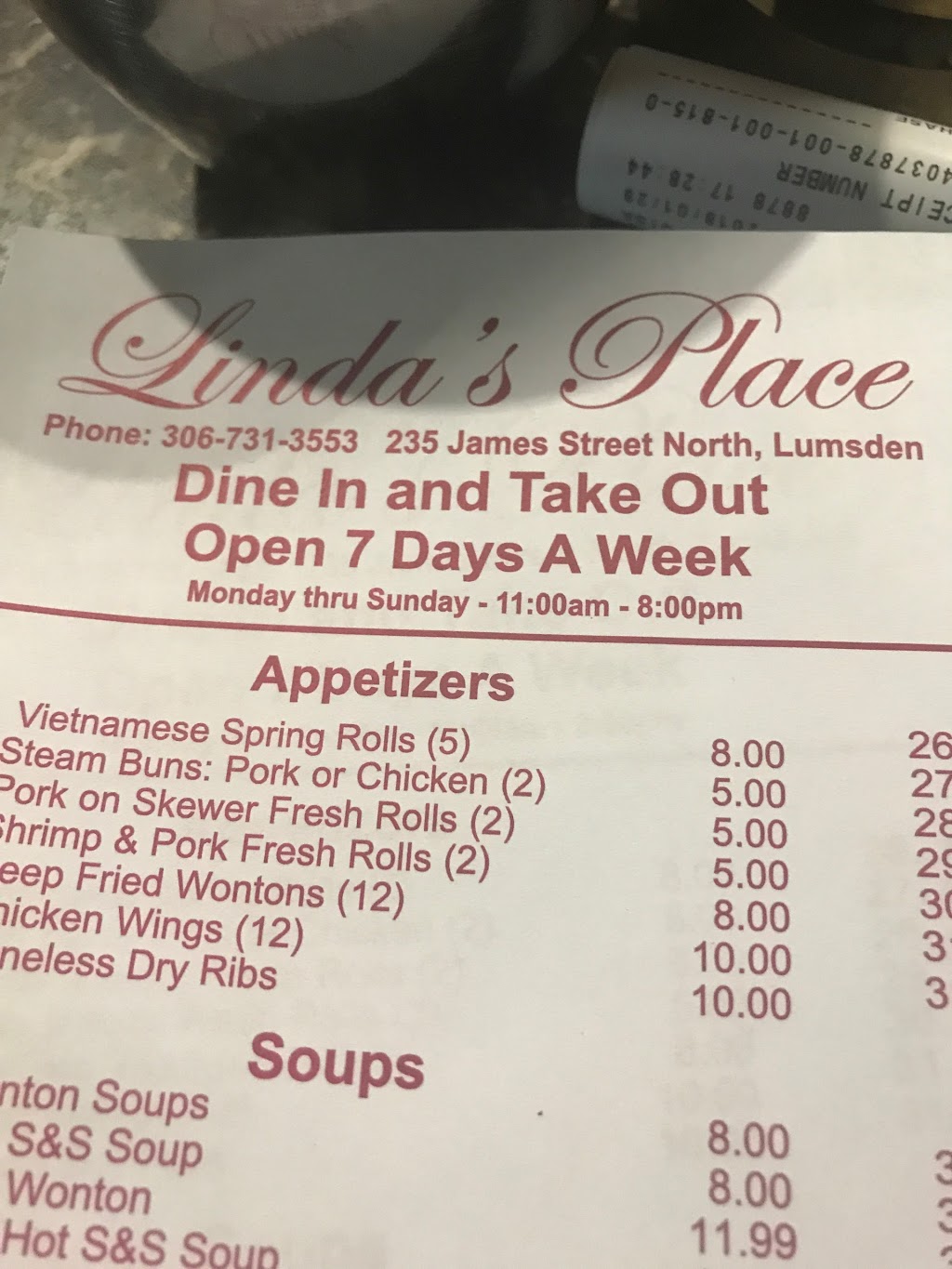 Lindas Place | 235 James St N, Lumsden, SK S0G 3C0, Canada | Phone: (306) 731-3553