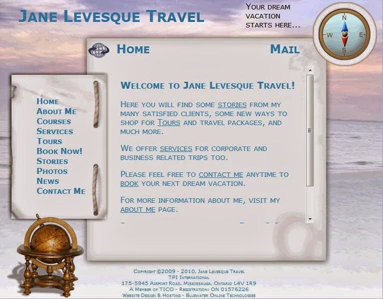 Jane Levesque Travel | 310 Charles St, Point Edward, ON N7V 1B4, Canada | Phone: (519) 383-6706