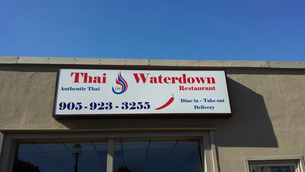 Thai Waterdown | 1-287 Dundas St E, Waterdown, ON L0R 2H6, Canada | Phone: (905) 923-3255