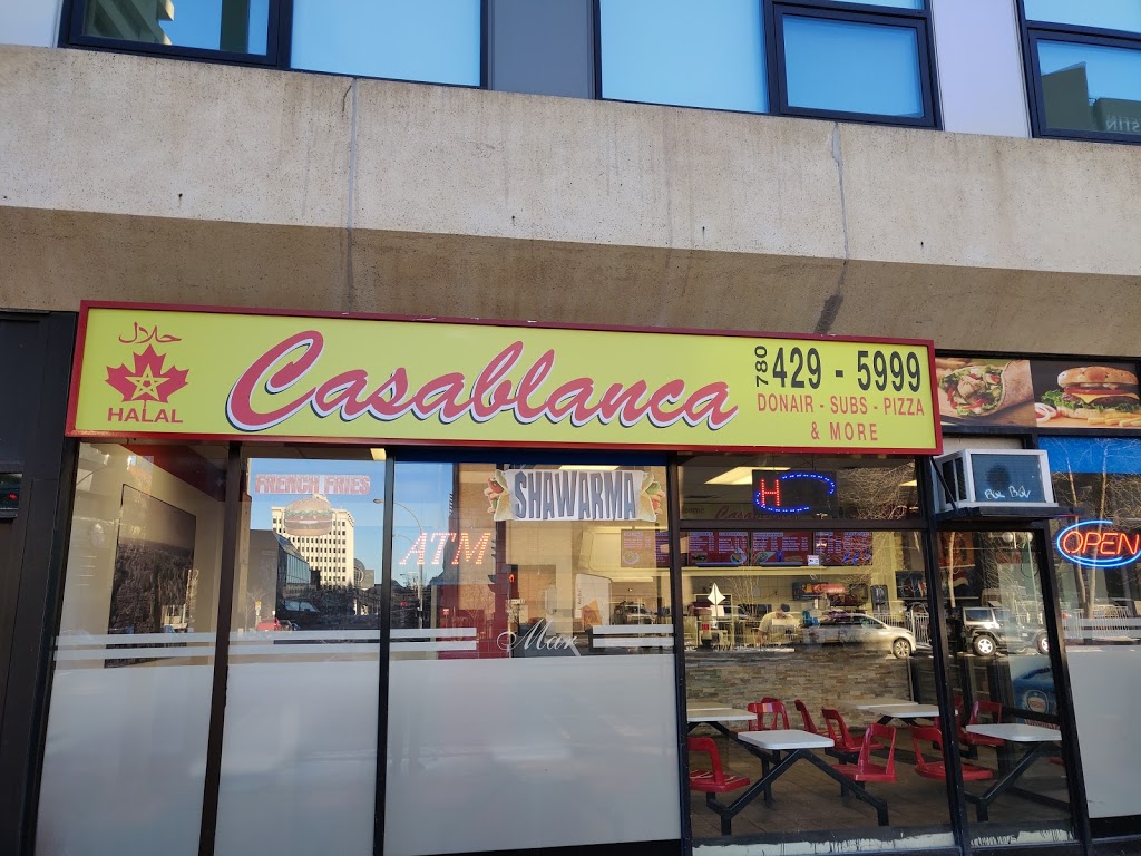 Casablanca Donair & Pizza | 9929 Jasper Ave, Edmonton, AB T5J 2X4, Canada | Phone: (780) 429-5999