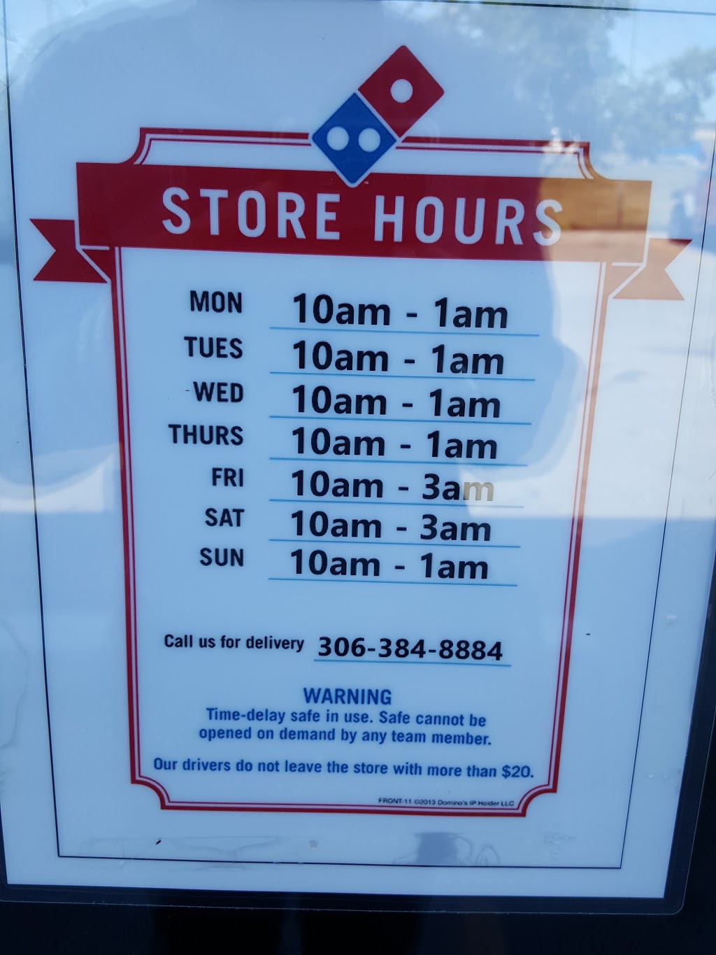 Dominos Pizza | 3301 22 St W, Saskatoon, SK S7M 0W1, Canada | Phone: (306) 384-8884