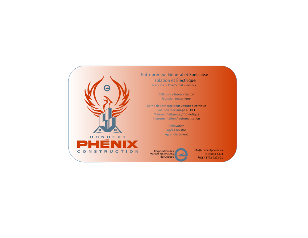 Concept phénix construction | 2389 Rue Éthier, LAssomption, QC J5W 0G8, Canada | Phone: (514) 883-4404
