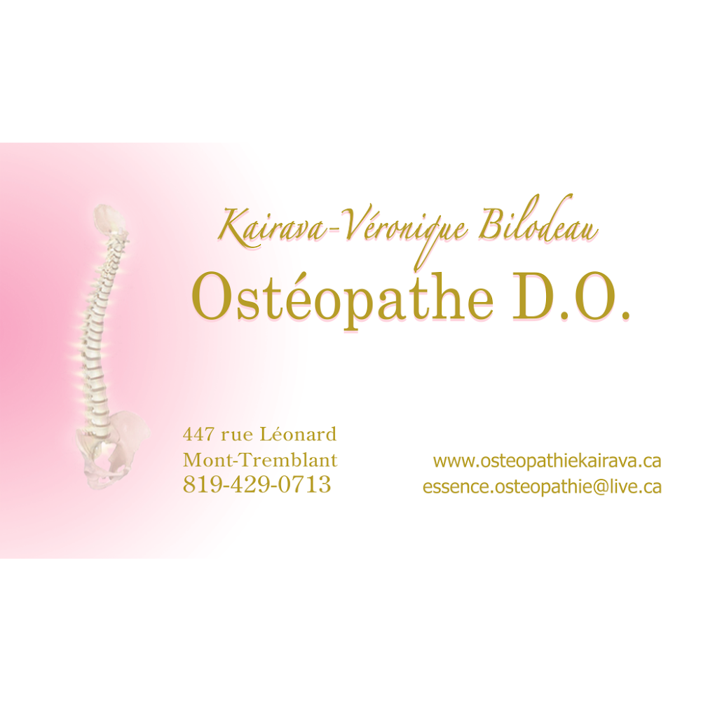 Véronique-Kairava Bilodeau Ostéopathe D.O. | 447 Rue Léonard, Mont-Tremblant, QC J8E 3H9, Canada | Phone: (819) 429-0713