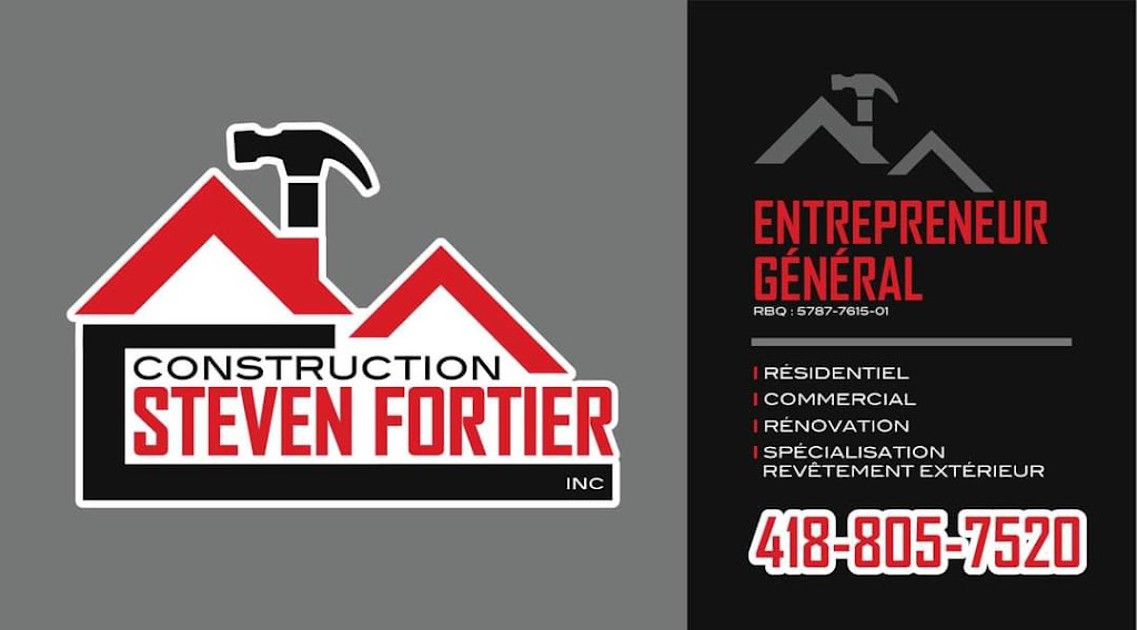Construction Steven Fortier inc. | 301a Boul Saint Joseph, Laurier-Station, QC G0S 1N0, Canada | Phone: (418) 805-7520