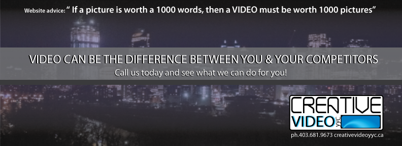 Creative Video YYC | 246 Sierra Nevada Pl SW, Calgary, AB T3H 3M9, Canada | Phone: (403) 681-9673