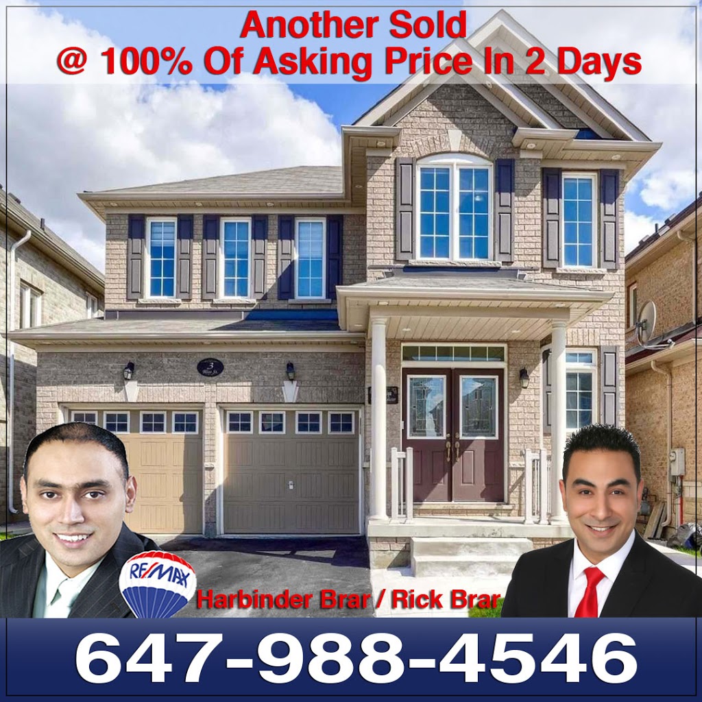 Harbinder Brar Broker - #1 Realtor in Entire L6P Brampton | 164 Sandalwood Pkwy E Suite 209, Brampton, ON L6Z 3S4, Canada | Phone: (647) 988-4546
