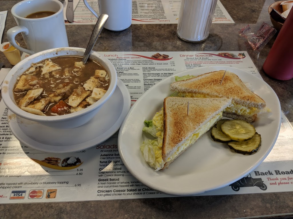 Back Road Cafe | 3316 Grand Marais Rd E, Windsor, ON N8W 1W7, Canada | Phone: (519) 944-2950