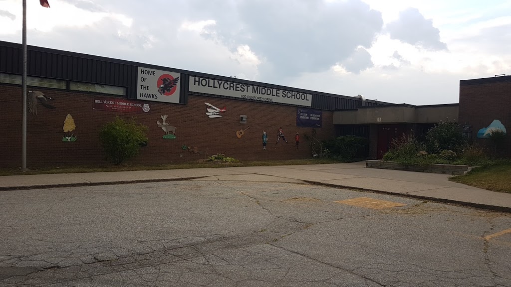 Hollycrest Middle School | 630 Renforth Dr, Etobicoke, ON M9C 2N6, Canada | Phone: (416) 394-7050