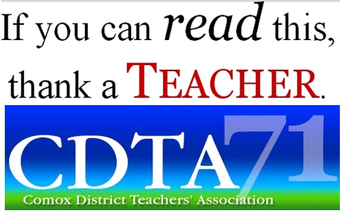 Comox District Teachers Assn | 491 4th St, Courtenay, BC V9N 1G9, Canada | Phone: (250) 338-1461 ext. 3