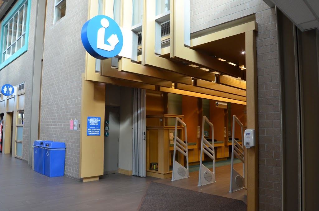 Ottawa Public Library - Greenboro | 363 Lorry Greenberg Dr, Ottawa, ON K1T 3P8, Canada | Phone: (613) 580-2940