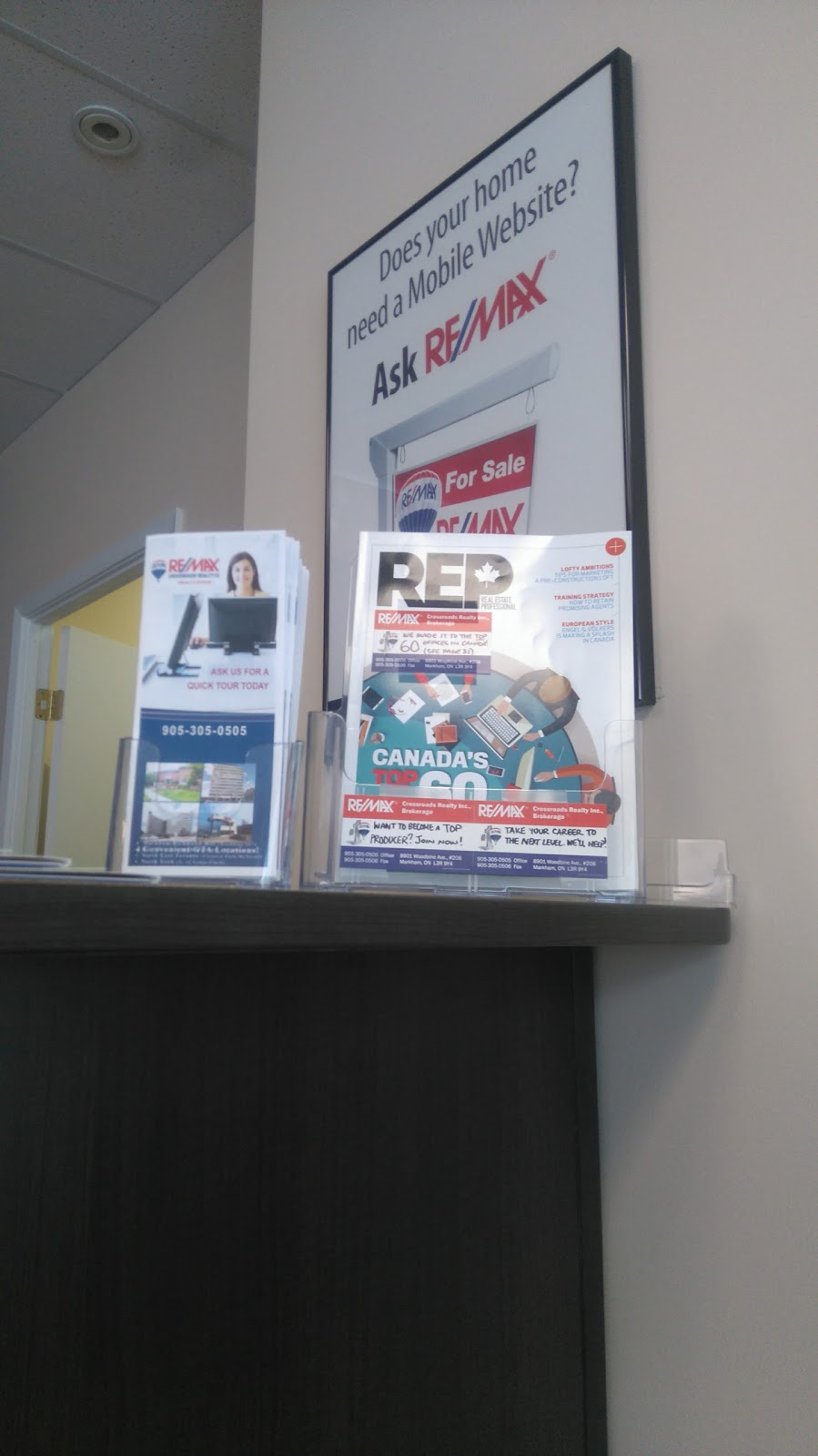 REMAX Crossroads Realty Inc., Brokerage | 8901 Woodbine Avenue, Suites 208 & 218, Markham, ON L3R 9Y4, Canada | Phone: (905) 305-0505