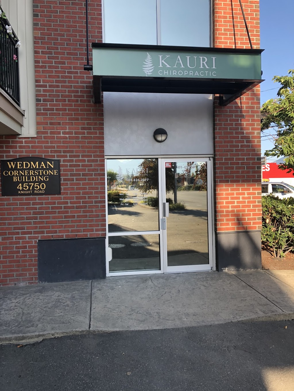 Kauri Chiropractic | 45750 Knight Rd #101, Chilliwack, BC V2R 0G1, Canada | Phone: (604) 426-2077
