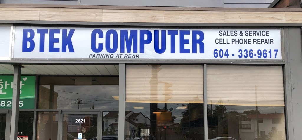 BTEK Computer | 2621 Kingsway, Vancouver, BC V5R 5H4, Canada | Phone: (604) 336-9617