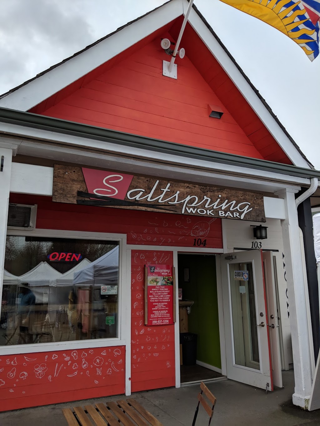 Salt Spring Wok Bar | 149 Fulford-Ganges Rd, Salt Spring Island, BC V8K 2T8, Canada | Phone: (250) 537-1234