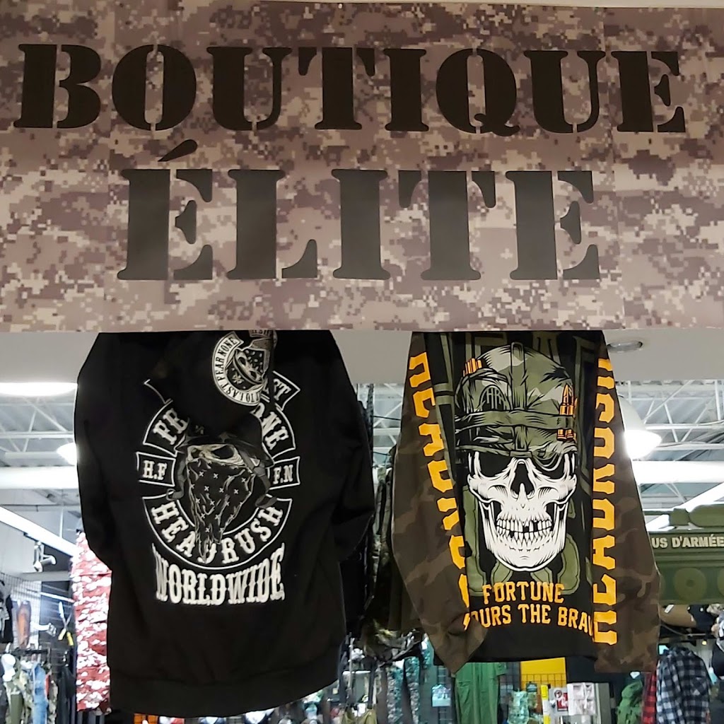 Boutique Élite (Headrush armée Rock)Surplus d Armée Élite | Dans centre commercial, 200 Bd DAnjou, Châteauguay, QC J6K 1C5, Canada | Phone: (514) 777-8262