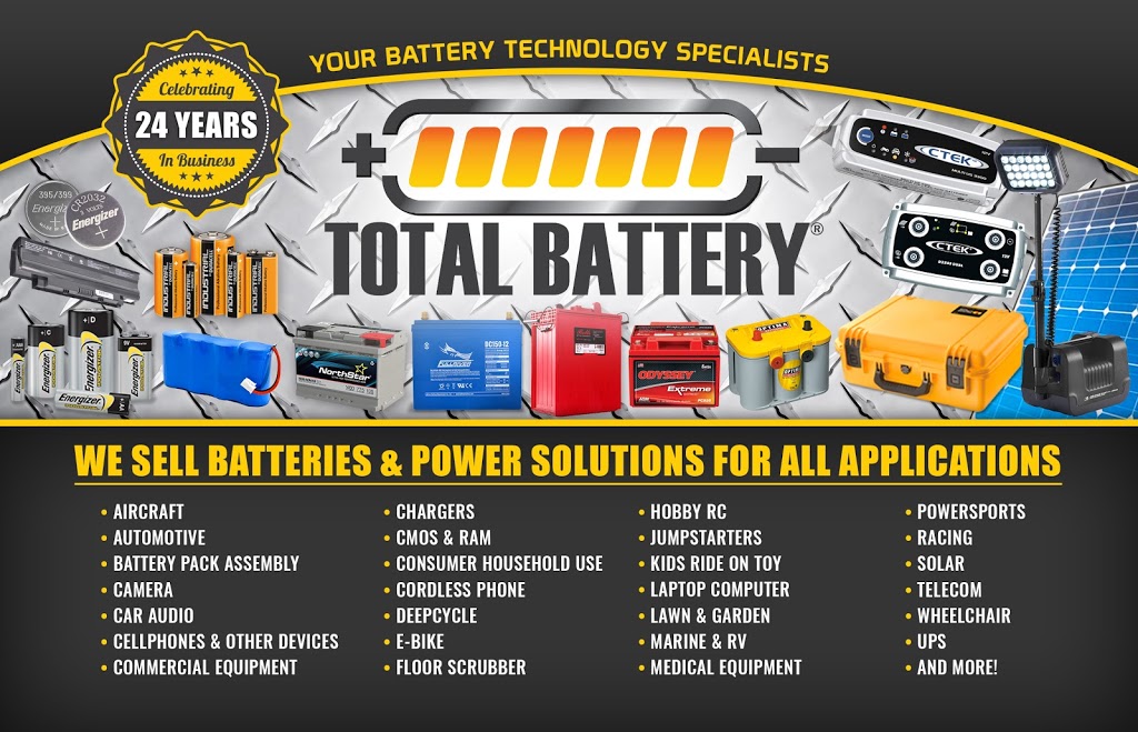 Total Battery | 461 Dunlop St W, Barrie, ON L4N 9W3, Canada | Phone: (705) 726-6660