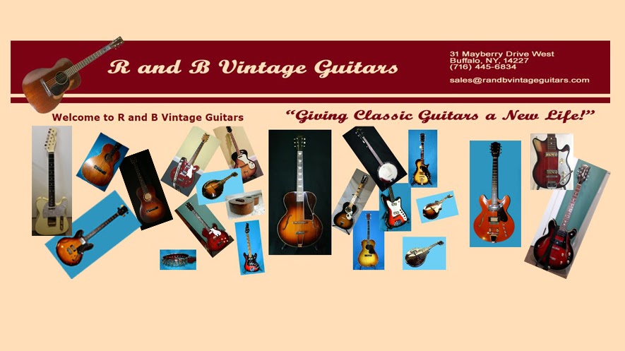 R and B Vintage Guitars | electronics store | 31 Mayberry Dr W, Buffalo, NY 14227, USA | 7164456834 OR +1 716-445-6834