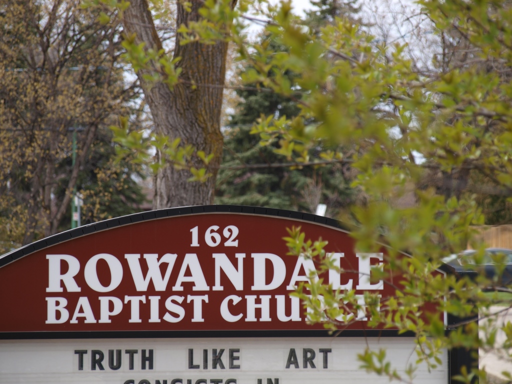 Rowandale Baptist Church | 162 Rowandale Ave, Winnipeg, MB R2K 0A5, Canada | Phone: (204) 338-1174