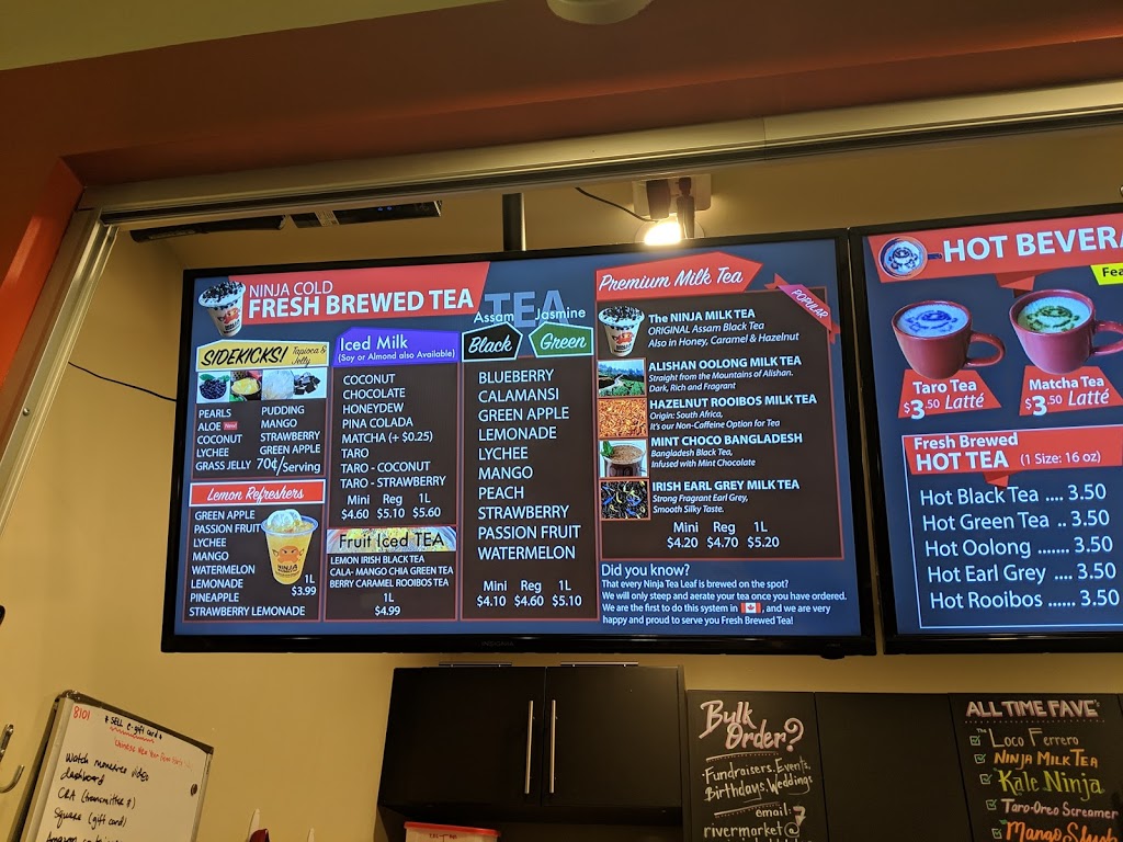 Ninja Bubble Tea Express | Unit 131 - 810 Quayside Drive Rivermarket, New Westminster, BC V3M 6B9, Canada