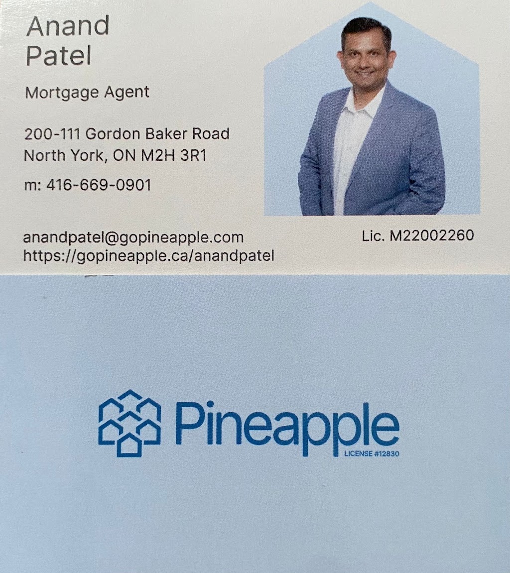 Anand Patel - Mortgage Agent | 111 Gordon Baker Rd, North York, ON M2H 3R1, Canada | Phone: (416) 669-0901