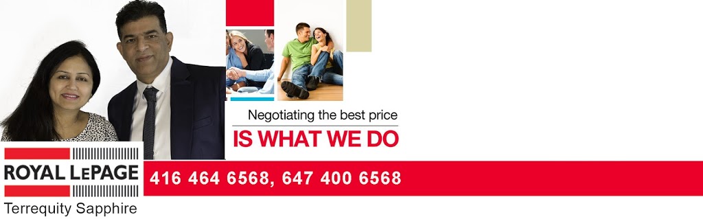 Royal Lepage Terrequity Sapphire Real Estate, Brokerage | 95 Queen St S, Mississauga, ON L5M 1K7, Canada | Phone: (416) 464-6568