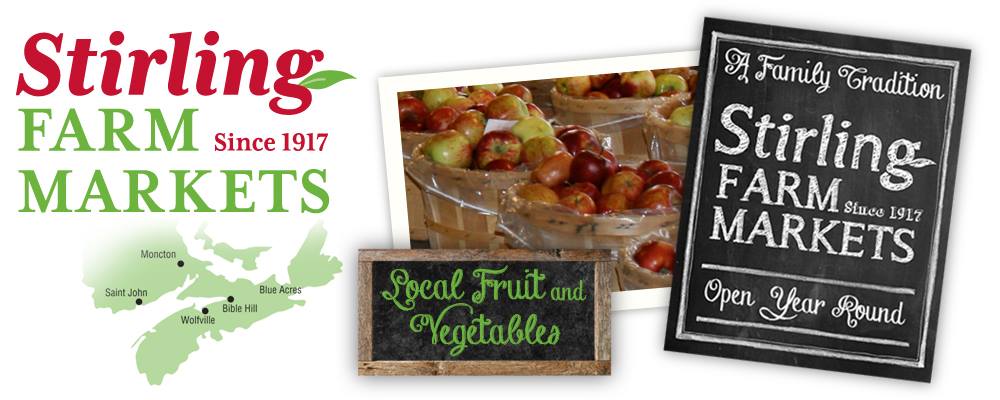 Stirlings Farm Market (Moncton) | 840 Shediac Rd, Moncton, NB E1A 5X1, Canada | Phone: (506) 856-8281