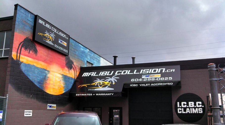 Malibu Collision | 3776 1st Ave, Burnaby, BC V5C 3V9, Canada | Phone: (604) 298-0825