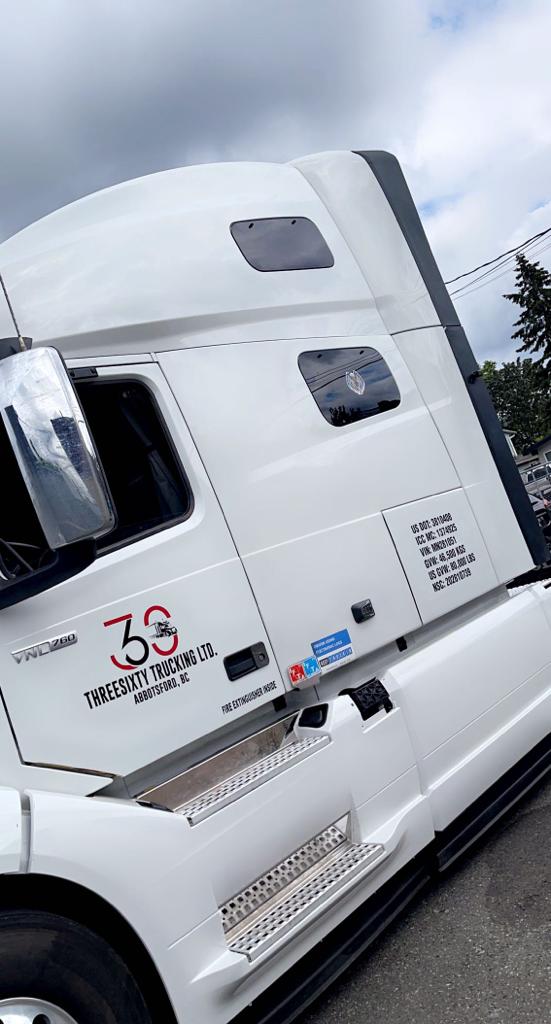 THREESIXTY TRUCKING LTD | 31408 Homestead Crescent, Abbotsford, BC V2T 6V5, Canada | Phone: (604) 751-1309