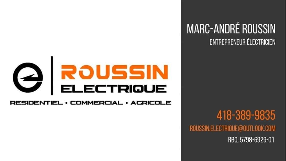 Roussin Electrique | 85 Rue Bilodeau, Saint-Sylvestre, QC G0S 3C0, Canada | Phone: (418) 389-9835