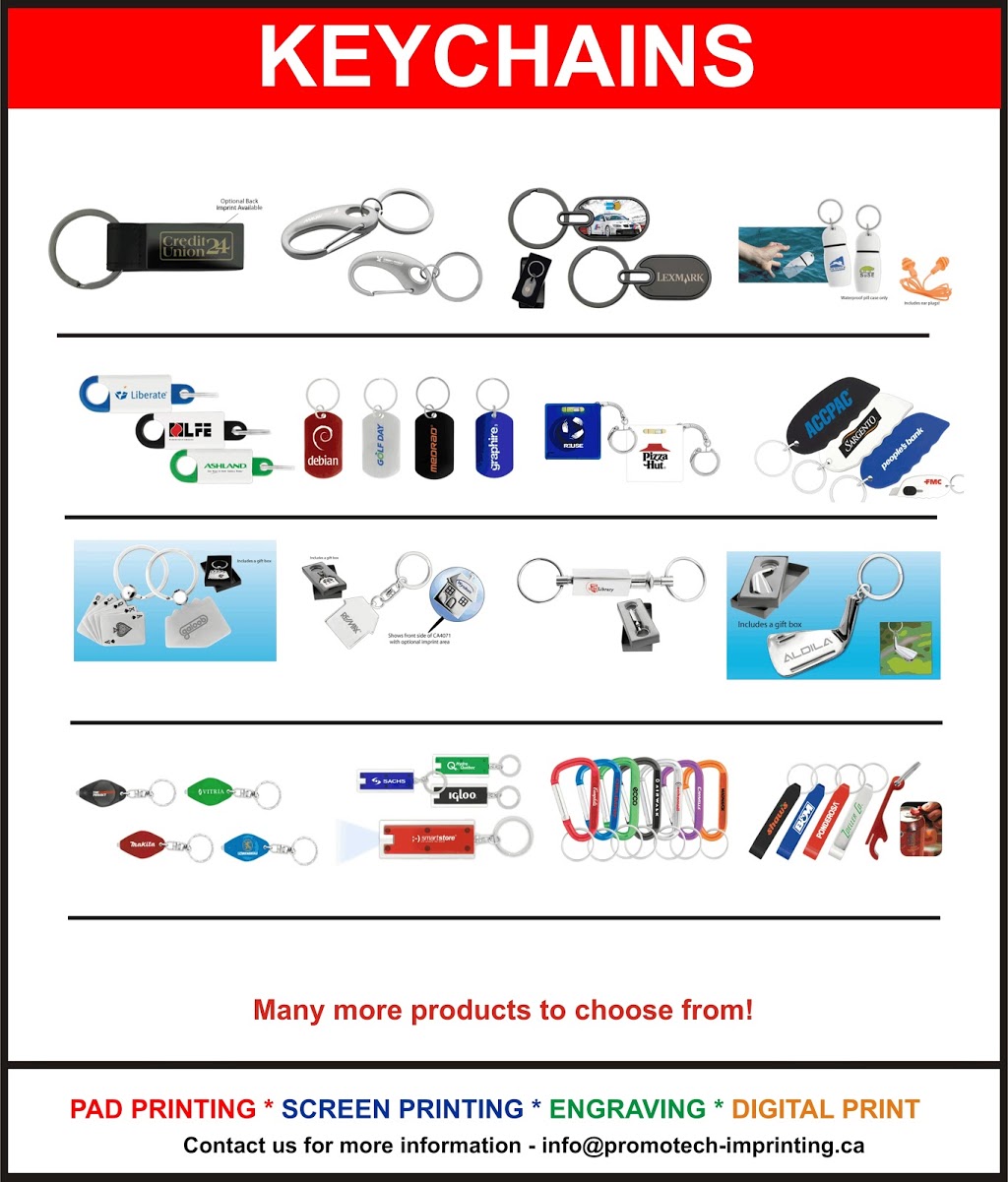 Promotech Custom Imprinting | 3072 192 St #10, Surrey, BC V3Z 9V2, Canada | Phone: (778) 233-8324