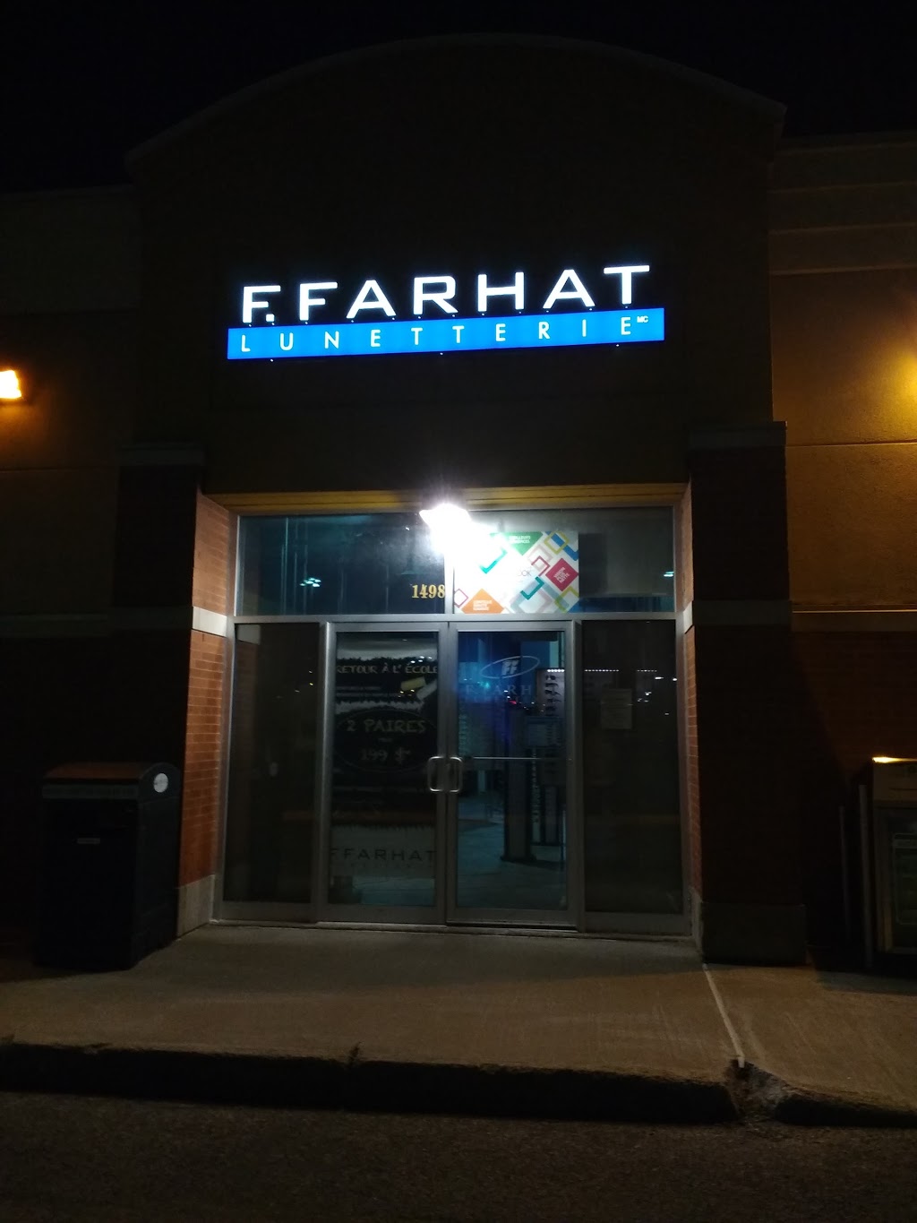 Farhat Lunetterie | 1498 Avenue Jules-Verne, Québec, QC G2G 2R5, Canada | Phone: (418) 872-3297