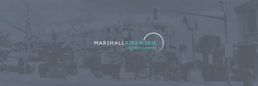 Marshall Kirewskie Lawyers | 3455 Harvester Rd #10, Burlington, ON L7N 3P2, Canada | Phone: (905) 634-2002