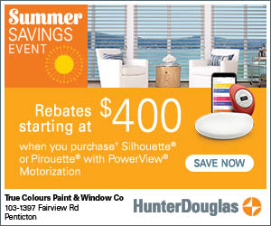 True Colours Paint & Window Coverings | 1397 Fairview Rd # 103, Penticton, BC V2A 6A1, Canada | Phone: (250) 490-8660
