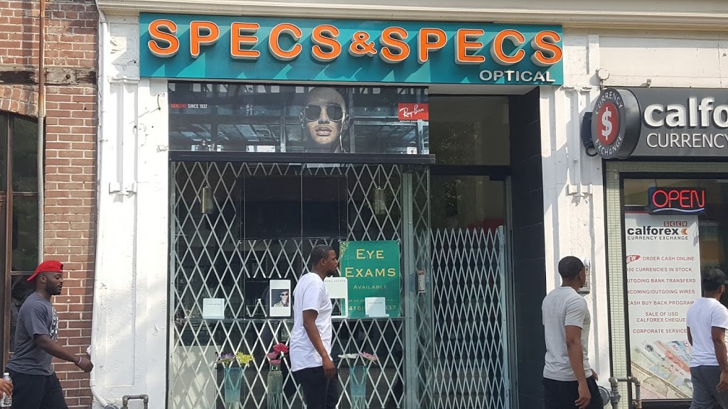 Specs & Specs Optical | 292 Queen St W, Toronto, ON M5V 2A1, Canada | Phone: (416) 979-3937