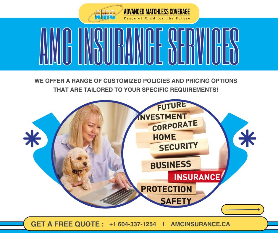 AMC Insurance Services - Surrey (Head Office) | 12888 80 Ave #120, Surrey, BC V3W 3A8, Canada | Phone: (604) 409-8564