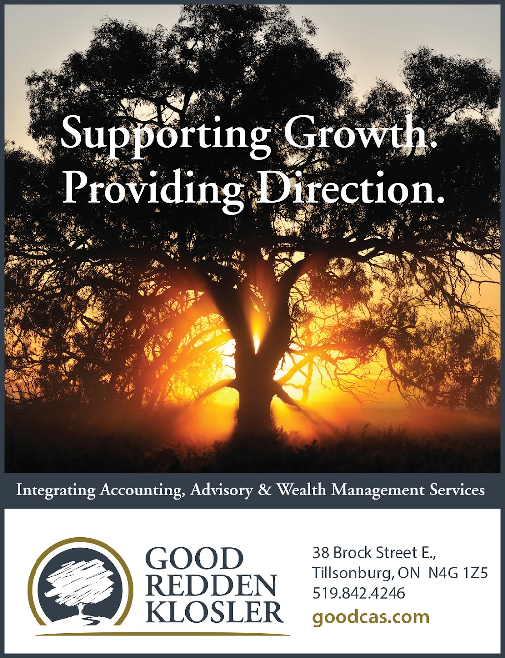 Good Redden Klosler LLP | 38 Brock St E, Tillsonburg, ON N4G 1Z5, Canada | Phone: (519) 842-4246