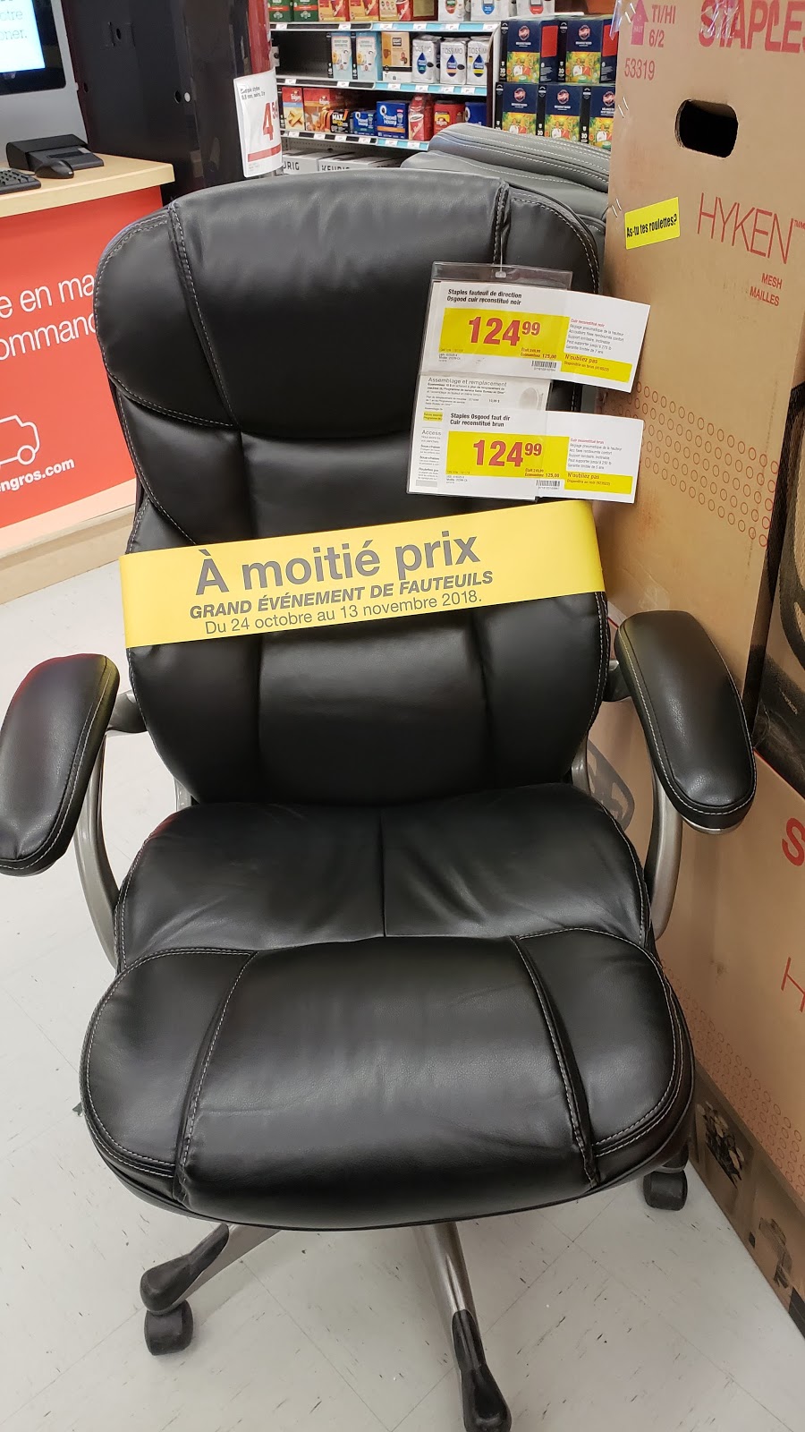 Staples Business Depot | 145 Montée Masson, Mascouche, QC J7K 3B4, Canada | Phone: (450) 474-6555