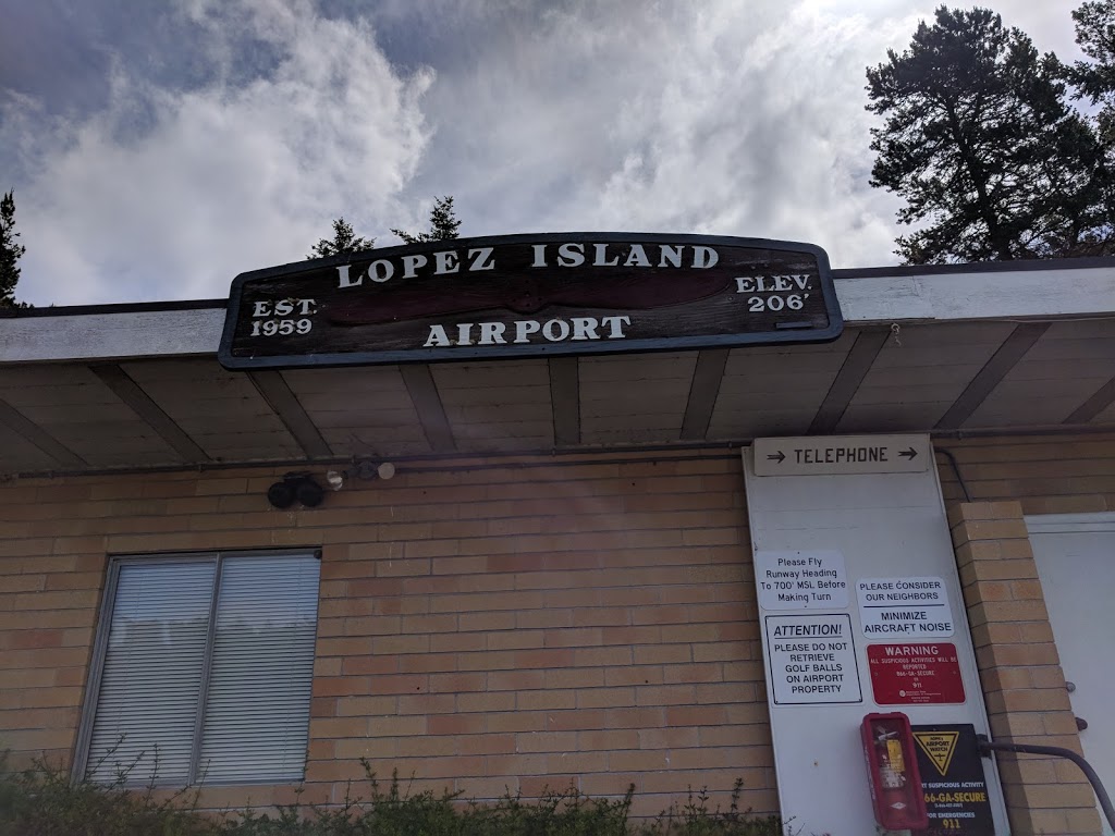 Lopez Island Airport | 672 Airport Rd, Lopez Island, WA 98261, USA | Phone: (360) 468-4116