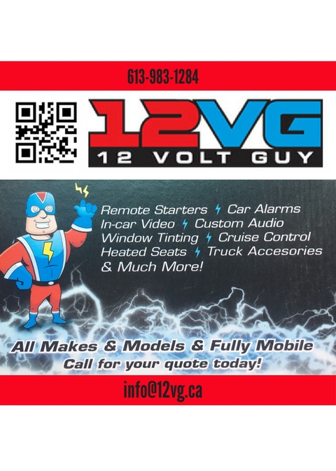12VG (The 12Volt Guy) | 5340 Canotek Rd Unit 20, Gloucester, ON K1J 9C8, Canada | Phone: (613) 983-1284