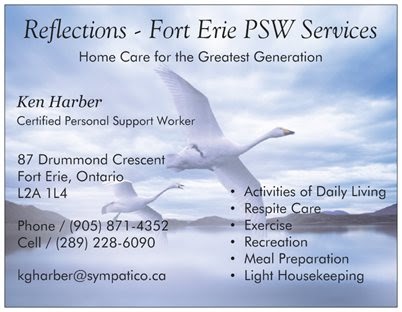 Reflections: Fort Erie PSW Services | 87 Drummond Crescent, Fort Erie, ON L2A 1L5, Canada | Phone: (289) 228-6090