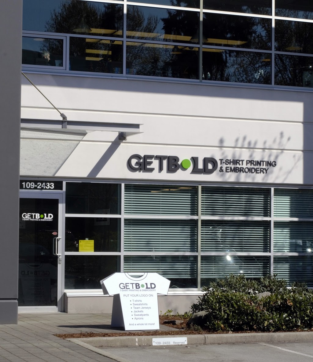 GetBold - T-shirt Printing & Embroidery | 2433 Dollarton Hwy #109, North Vancouver, BC V7H 0A1, Canada | Phone: (604) 984-4117