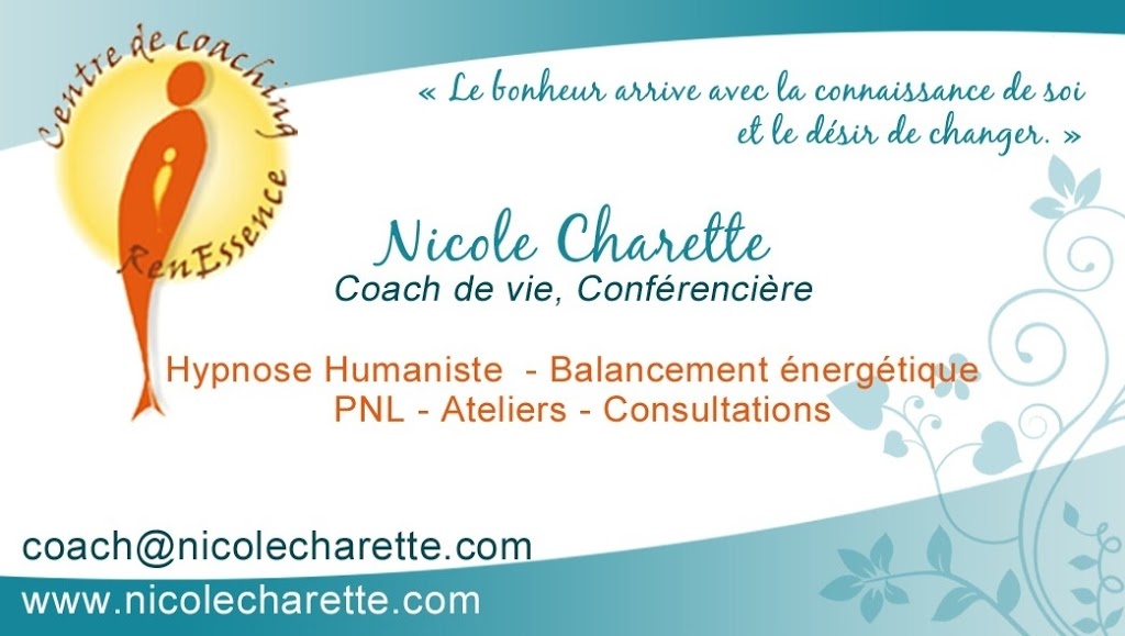 Centre De Coaching RenEssence | 357 Rue Saint François, Saint-Germain-de-Grantham, QC J0C 1K0, Canada | Phone: (819) 395-4072